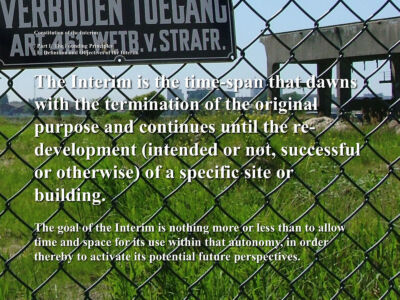 Constituting the Interim – as a limited time span