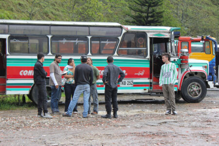 Locally reclaimed materials: bus