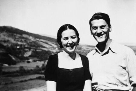 Rajka and Vukašin Borojević, in Kačanik, Kosovo, 1935