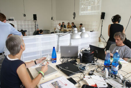 Editorial team at work