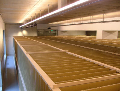 Filled space: structure of 1100 m3