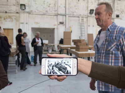 The salvaged submarine engine