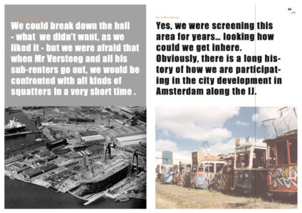 Northern IJ bank, former NDSM shipyards.